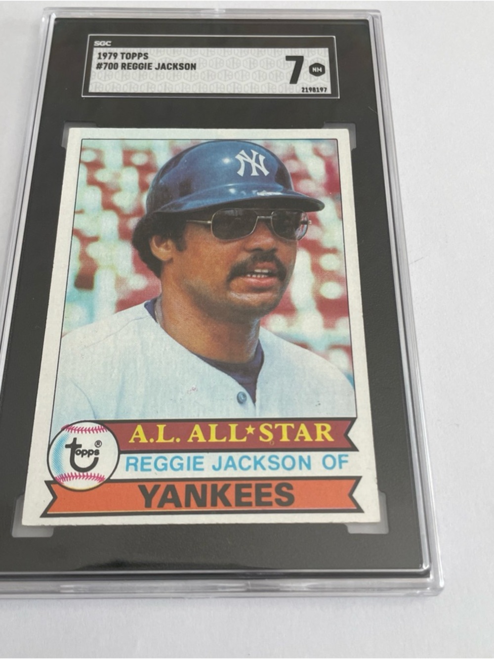 1979 Topps #700 Reggie Jackson A.L. All Star Yankees SGC 7